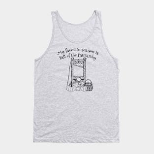 My Favorite Season - Black Text Tank Top